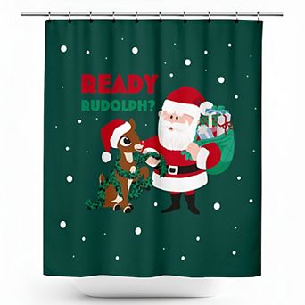Rudolph Ready Rudolph Shower Curtain