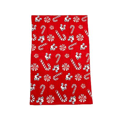 Rudolph Red Yeti Candy Cane Hand Towel