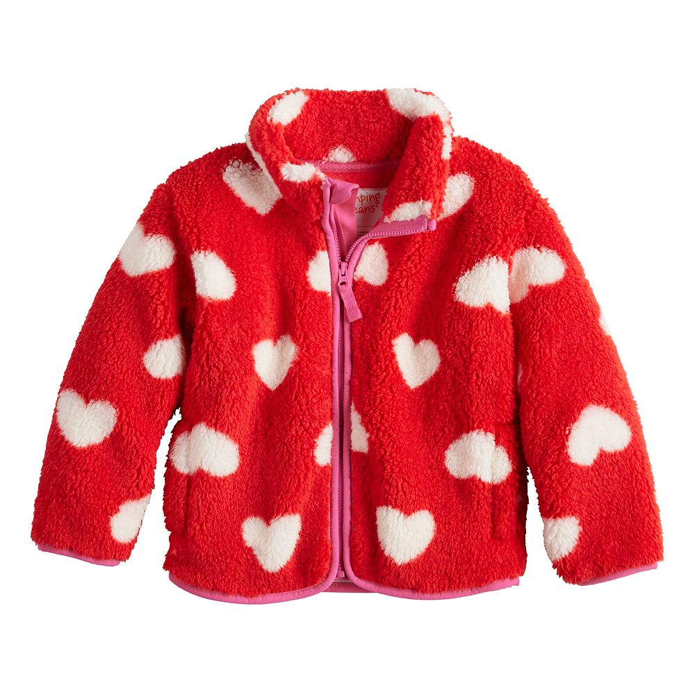 Toddler Bella W25 Sherpa Button Up Jacket (1-6y) -Grayish Beige