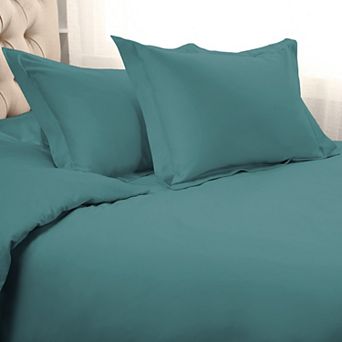 SUPERIOR 3 pc 1000 Thread Count Solid Egyptian Cotton Duvet Cover Set
