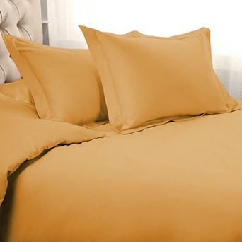 SUPERIOR 3 pc 1000 Thread Count Solid Egyptian Cotton Duvet Cover Set
