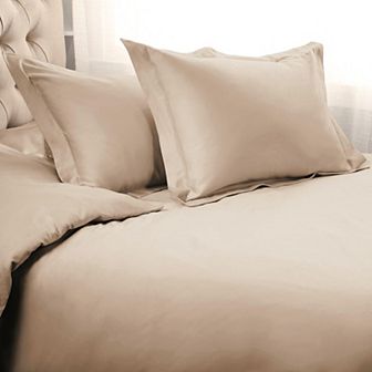 SUPERIOR 3 pc 1000 Thread Count Solid Egyptian Cotton Duvet Cover Set