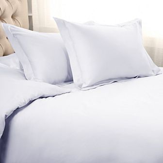 SUPERIOR 3 pc 1000 Thread Count Solid Egyptian Cotton Duvet Cover Set