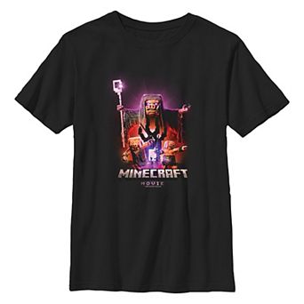 Boys 8-20 Minecraft Movie Piglings Portal Graphic Tee