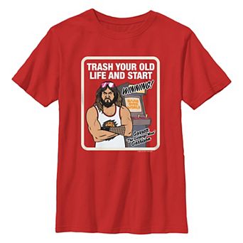 Boys 8-20 Minecraft Movie Trash Your Old Life Graphic Tee