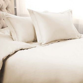 SUPERIOR 3 pc 1500 Thread Count Solid Egyptian Cotton Duvet Cover Set