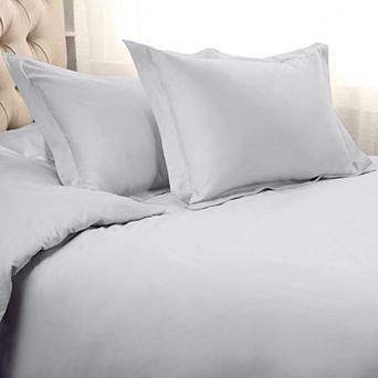 SUPERIOR 3 pc 1500 Thread Count Solid Egyptian Cotton Duvet Cover Set
