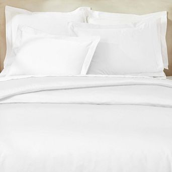 SUPERIOR 3 pc 850 Thread Count Solid Egyptian Cotton Duvet Cover Set