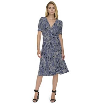 Women's Harper Rose Short Sleeve Surplice V-Neck Dress