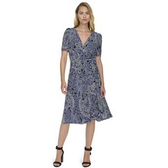 Women's Harper Rose Short Sleeve Surplice V-Neck Dress