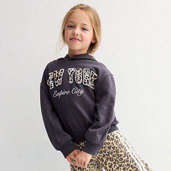 Girls 4-8 Grayson Threads Kids The Label New York Long Sleeve Hoodie
