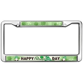 St. Patrick's Day Gnome License Plate Frame