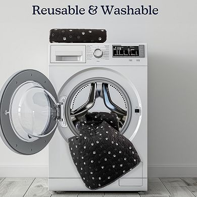 PetMaker Reusable Pet Pee Pad 2-pc Set with Grooming Glove