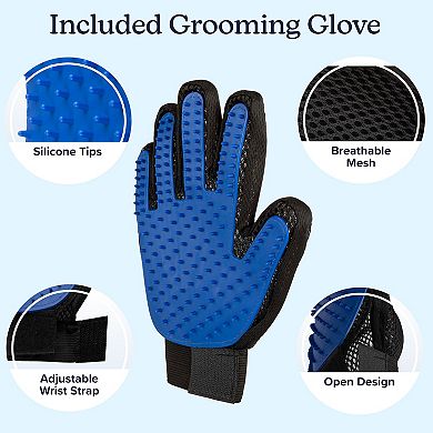PetMaker Reusable Pet Pee Pad 2-pc Set with Grooming Glove