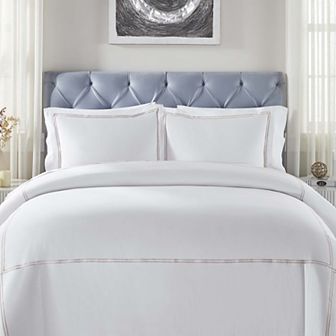 SUPERIOR Embroidered Cotton Spring Duvet Cover Set