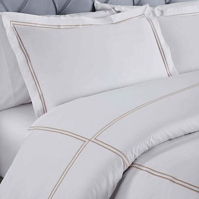 SUPERIOR Embroidered Cotton Spring Duvet Cover Set