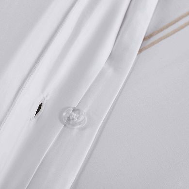 SUPERIOR Embroidered Cotton Spring Duvet Cover Set