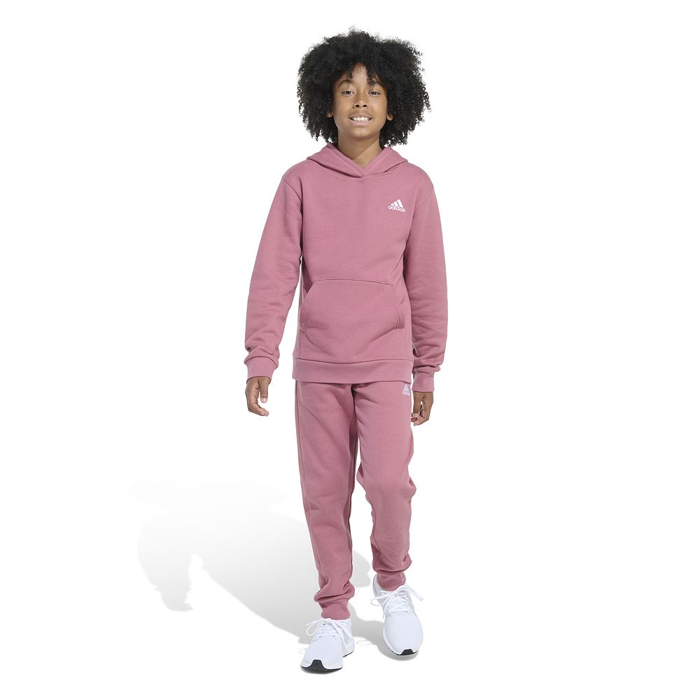 Boys 8-20 adidas Minimal Logo Fleece Hoodie & Jogger Pants Set