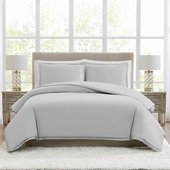 Borghese Roma 400 Thread Count Percale Cotton Duvet 3 pc Set