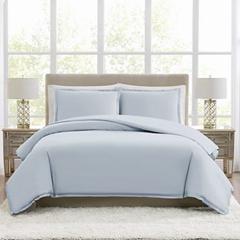 Borghese Roma 400 Thread Count Percale Cotton Duvet 3 pc Set