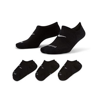 Women's Nike Everyday Plus Cushioned Training Footie Socks 3-Pack