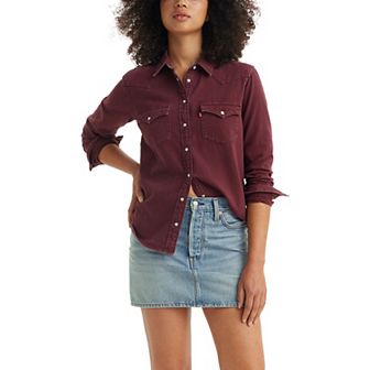 Women's Levi's® Western Denim Shirt