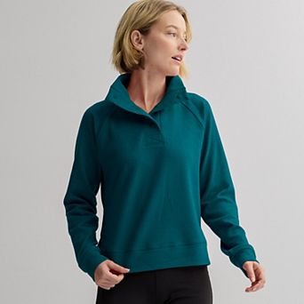 Women's Tek Gear® Waffle Henley Top