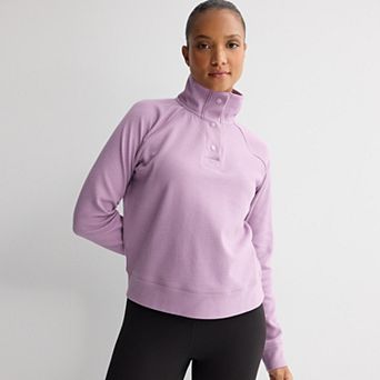 Women's Tek Gear® Waffle Henley Top