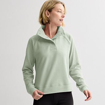 Women's Tek Gear® Waffle Henley Top
