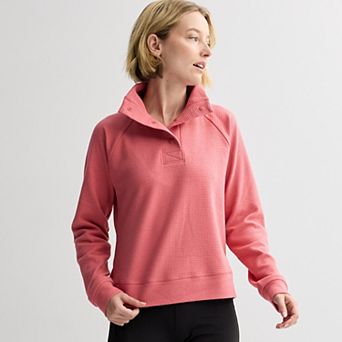 Women's Tek Gear® Waffle Henley Top