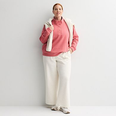 Plus Size Tek Gear® Waffle Henley