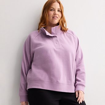 Plus Size Tek Gear® Waffle Henley