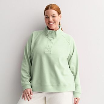 Plus Size Tek Gear® Waffle Henley