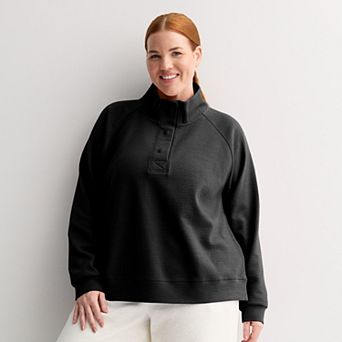 Plus Size Tek Gear® Waffle Henley