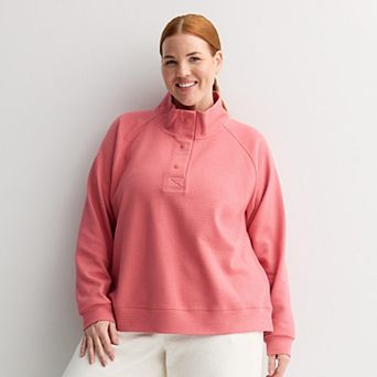 Plus Size Tek Gear® Waffle Henley
