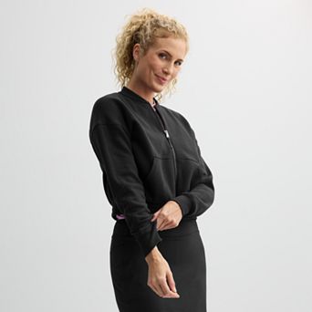 Women's Tek Gear® Ultrasoft Cropped Bomber Jacket