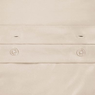 SUPERIOR 650 Thread Count Egyptian Cotton Solid Duvet Cover Set
