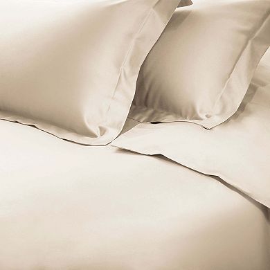 SUPERIOR 650 Thread Count Egyptian Cotton Solid Duvet Cover Set