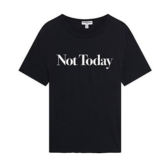 Juniors' Suburban Riot "Not Today" Loose Graphic Tee