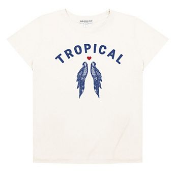 Juniors' Suburban Riot "Tropical" Loose Graphic Tee