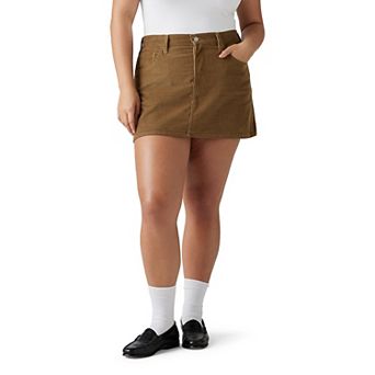 Women's Levi's® A-Line Button Front Mini Skirt