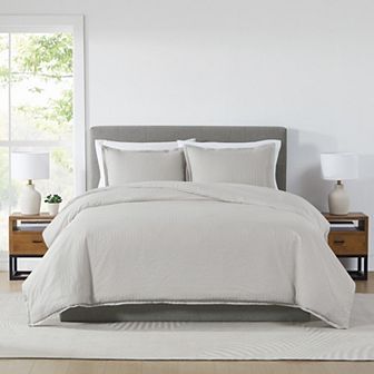 Royal Velvet Olivia Stripe Taupe King Comforter Set