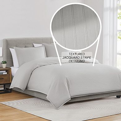 Royal Velvet Olivia Stripe Taupe Duvet Set