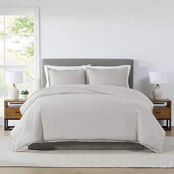 Royal Velvet Olivia Stripe Taupe Duvet Set