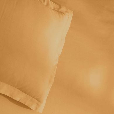 SUPERIOR 300 Thread Count Solid Egyptian Cotton Duvet Cover Set