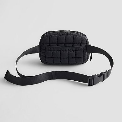 FLX Quilted Nylon Dome Belt Bag