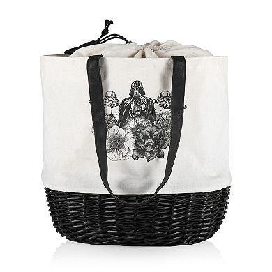 Picnic Time Star Wars Darth Vader Coronado Canvas and Willow Basket Tote