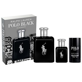 Ralph Lauren Polo Black Eau de Toilette 3 pc Gift Set