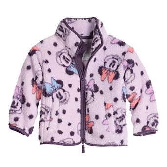 Toddler Girl Jumping Beans® Disney's Minnie Mouse High Pile Fleece Jacket