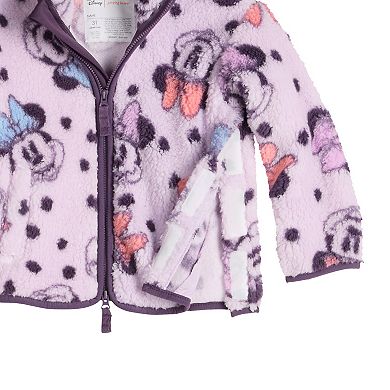 Toddler Girl Jumping Beans® Disney's Minnie Mouse High Pile Fleece Jacket